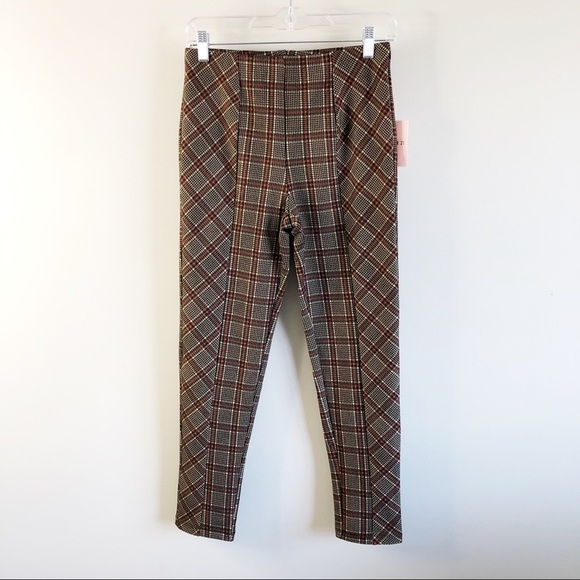 FOREVER 21 GIRLS | Glen Plaid Ankle Pants - Picture 1 of 5